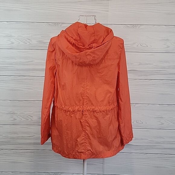 Gap windbreaker in orange lightweight water resistant Size S - Picture 6 of 12